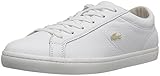 Lacoste Women's Straightset 316 3 Caw Wht Fashion Sneaker, White, 7 M US