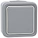 Produktbild AP/FR Taster, IP55, grau, LEGRAND PLEXO