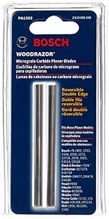 Bosch PA1202 Pair of Woodrazor Tungsten Carbide Planer Blades