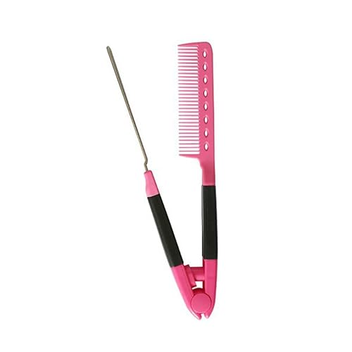 Miniatura 9 de Peine para alisar el cabello para el hogar, cepillo para alisar el cabello, peine de separación rápido para mujeres Púrpura,Negro -,Azul