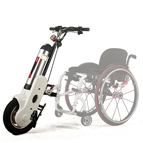 Accesorio eléctrico para silla de ruedas, motor de 36 V y 400 W, diseño plegable para un fácil transporte, cabezal de conducción frontal para una mayor movilidad