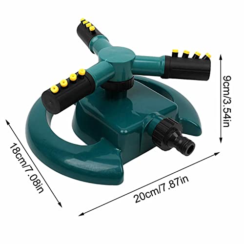 Rotary Yard Sprinkler, 360 Degree Automatic Yard Water Sprinkler System, Watering Sprayer Easy Hose Connection For Irrigation, Grasslands, Flowers And Gardens #TOP3