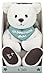 Depesche 8139.185 – Ange Gardien Ourson en Peluche, env. 9 cm, avec Date du 03 Juillet, Cadeau d'anniversaire, Anniversaire de Mariage