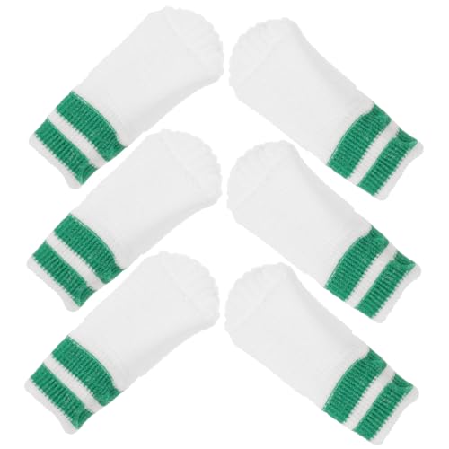 SEWOART 6 Pack Pet Cleaning Gloves for Dogs and Cats Soft Nylon Bristles Gentle Oral Care Dog Grooming Brush