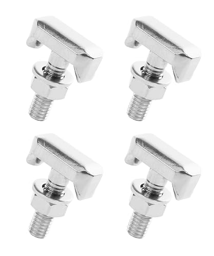 PAIYUE Battery Terminal Bolt,Car Accessories T-Shaped Battery Terminal Bolt Extender,Automotive Replacement Parts,Suitable for Most Car Models,Replace OEM 19116852,6x0915138,61128373946,64740 (4pcs)