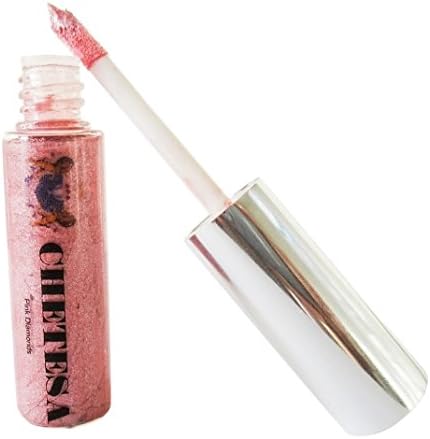 CHETESA Color of Gems Organic Hi-Shine Lip Lacquer, Pink Diamonds, 3.5ml