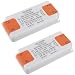 Produktbild EPLZON 12V 15W LED Transformator LED Niedervolttrafo Kein Rauschen LED Treiber Netzteil für G4 MR16 MR11 GU4 GU5.3 LED Lampen(Packung mit 2 Stück)