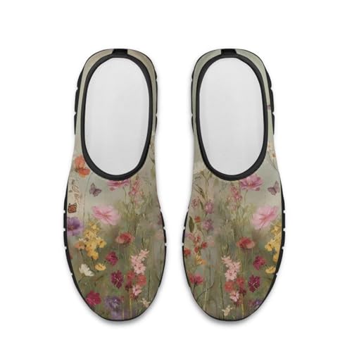 Image of Womens Slip On Walking Shoes Non Slip Loafer Breathable Holiday Travel Shoe Lightweight Casual Low Top Sneakers SizeUS 5.5-11.5