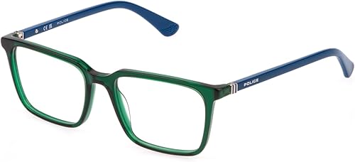 POLICE, MARCO DE GAFAS, VK151, SHINY DARK GREEN, 50/16/135