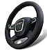 Genuine Leather Steering Wheel Cover for Audi Q3 Q5 Q7 A8 Universal Fit