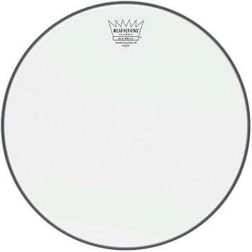 Remo CL-0312-BA-U Ambassador Clear Classic Fit Drumhead, 12"