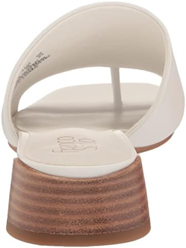 Franco Sarto Womens Loran Slide Sandal White Leather 8M | Image 2