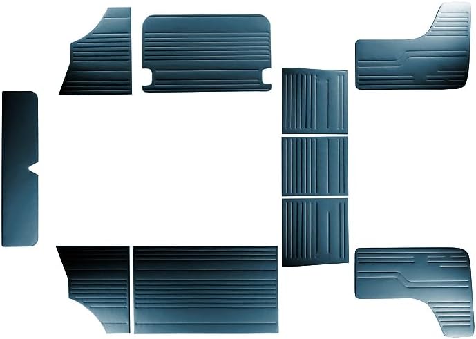 Faux Leather Interior Panel Set for VW T2 B Bay Window Bus 1973–1979 – 10pc Door Trim Compatible with Kombi, Microbus, Camper (T2B(1973-1979), Beige)