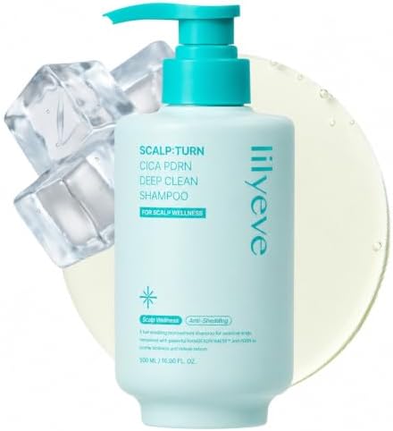 lilyeve SCALPTURN Cica PDRN Deep Clean Shampoo, 16.90 fl oz