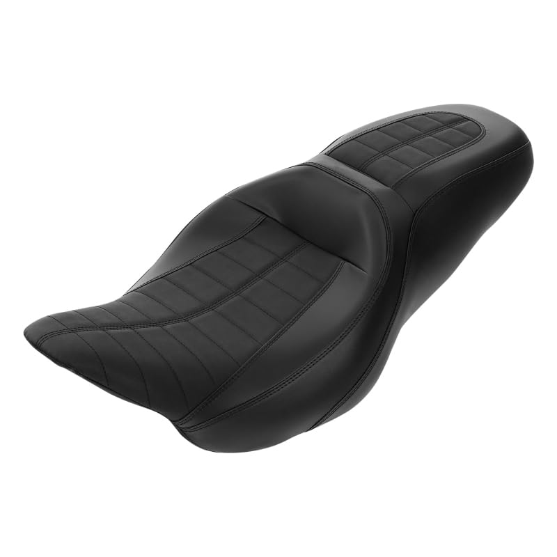 Asiento de motocicleta Touring biplaza para rutas largas en Road King y Street Glide 2009-2023
