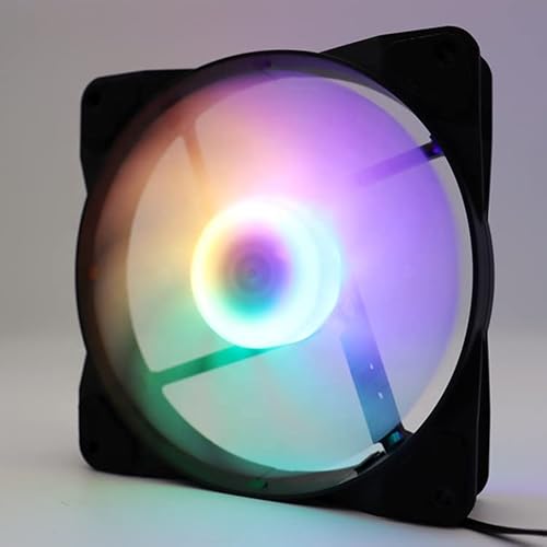 Fan Cooler Rgb Led 120mm Ventoinha 120x120 Gabinete Cpu 12cm