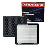 SEZFOM Cabin Air Filter for Toyota 4Runner Highlander RAV4 Tundra Camry Corolla Prius Sienna Avalon (2010-2019) Lexus ES RX NX Subaru Outback,Dual layer Air Filter Replacement with Activated Carbon