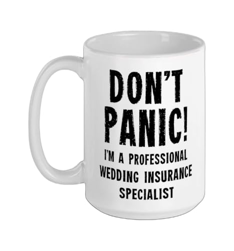 Wedding Insurance Specialist Ceramic Mug, White, 15oz