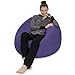 Sofa Sack Bean Bag Chair - Plush, Ultra Soft - Memory Foam Bean Bag Chair with Microsuede Cover - Stuffed Foam Filled Furniture and Accessories for Dorm Room 3 Feet - Purple