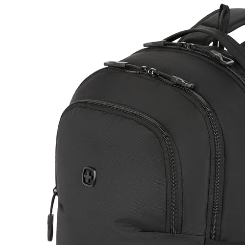 SwissGear Orientation Laptop Backpack, Black, 17"x12"x7" - Image 12