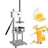 Prensa manual de frutas con 2 cabezales de prensa, exprimidor rápido que ahorra mano de obra para tiendas de frutas, hoteles y uso doméstico