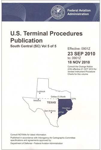 FAA IFR Terminal Procedures Bound South Central (SC-5) Vol 5 of 5 (Always Current Edition)