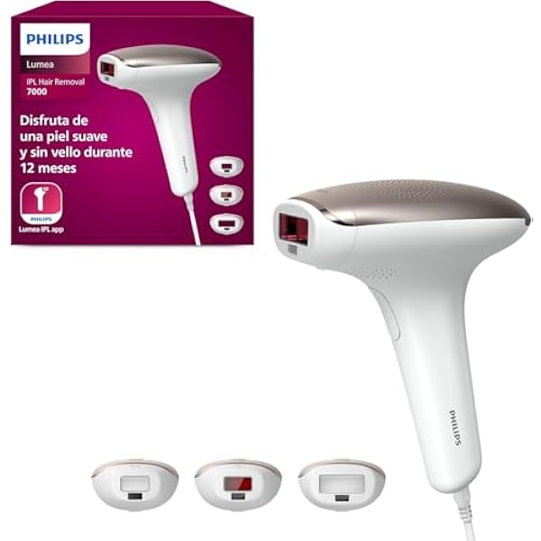 Philips Lumea Advanced SC1999/00 Depilator do Strefy Bikini i Twarzy, Biały/Złoty