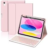 💻【Protection complète & multi-angles】Cette coque ipad 11 clavier​ est équipée d'un support intégré réglable sur trois angles pour travailler, taper ou regarder des vidéos confortablement. Fabriquée en cuir TPU durable, cette coque ipad a16 avec clavier​ offre une protection robuste. Les découpes précises garantissent un accès libre à la caméra et aux haut-parleurs, transformant votre tablette en un ordinateur portable léger et puissant