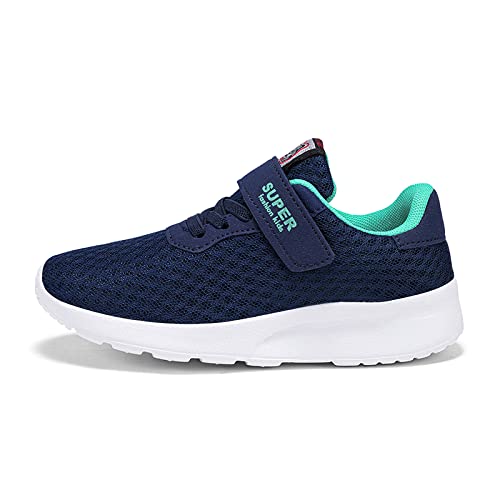 Eliogn Boys Girls Fashion Breathable Running Shoes Hook and Loop Casual Outdoor Sneakers Walking Shoes for Kids3