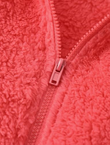 Image of Disney Girl /Boy Fleece Jacket Zipper Sherpa Fuzzy Hoodie Winter Coat 2-13Y