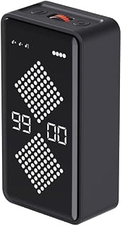 Digital Hourglass Timer, 1-99 Minutes Adjustable Time Sand Time Desk Countdown Clock, Mute/High/Low Adjustable Volume for Classroom, Homeschooling Study Tool, Task Reminder, Home, Kitchen (Black)