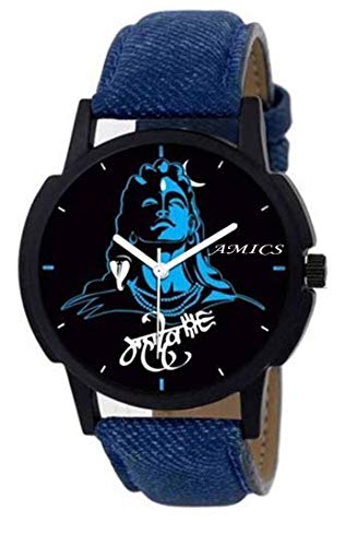 Analogue Blue Mahadev Watch for Men and Boys 1006