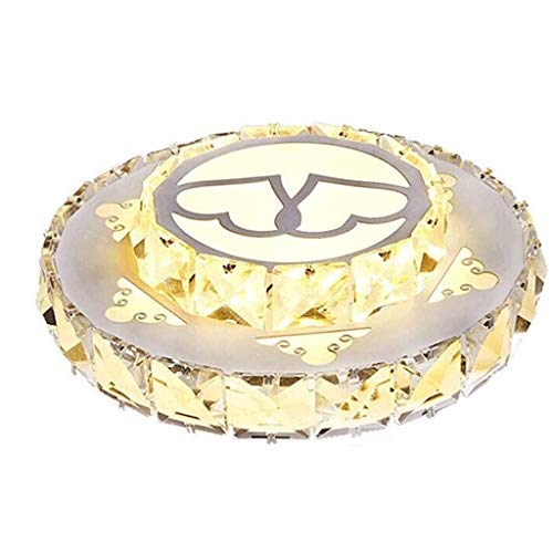 Preisvergleich Produktbild JYDQM Kreative helle runde Kristalldeckenleuchte Wohnzimmer Schlafzimmer Balkon Aisle Eingangsporche Korridor dekorative Lampe