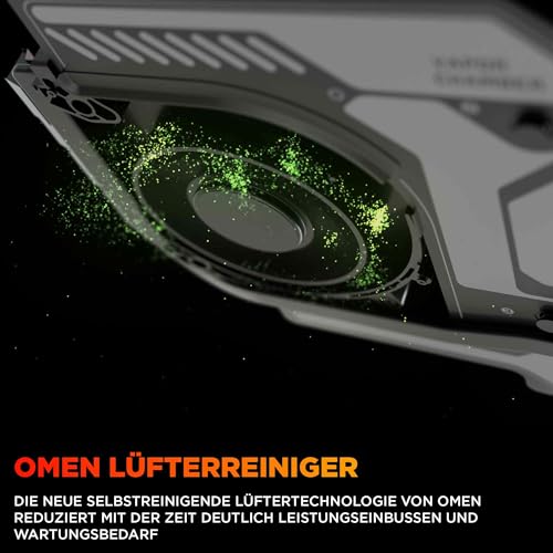 HP Omen MAX Gaming Laptop, 16" 2.5K WUXGA Display 240Hz, Intel Ultra 7-255HX (20C) 13 NPU Tops, NVIDIA GeForce RTX 5070 Ti 12GB VRAM, 32 GB DDR5 RAM, 1 TB SSD, Win 11, QWERTZ, RGB, Alu Schwarz – Bild 4