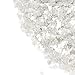 Shiny Stone Crushed Magical Natural Mica Flakes Flitter for Resin Painting Arts and Crafts,Nail Art,DIY Decoration Leaf Multi-Use 2-4mm(6-10 mesh) (Pure White)