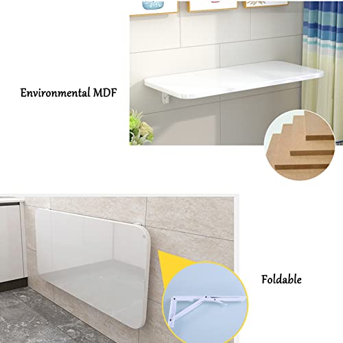 Table pliante murale LUNEZY robuste pour petits espaces