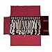 UnionPlus Small Travel Jewelry Case Roll Bag Organizer for Necklace Bracelet Earrings Ring, Burgundy (Large Burgundy (Necklaces Only))