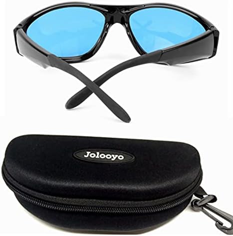Gafas de seguridad Gafas protectoras láser 190-380nm 600-760nm Lámpara de sodio de alta presión HPS Protección ocular ligera con estuche
