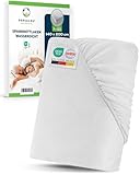 Sensalou Spannbettlaken Wasserdicht 140x200 cm – Inkontinenz Matratzenschutz für Doppelbett & Jugendbett – Weiches Spannbetttuch mit Gummizug – Waschbar bei 95 °C – für Matratzen bis 25 cm Höhe