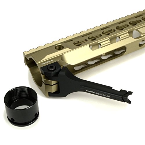 IRON Airsoft製のエアソフトガン M4系ハンドガード14インチ Amazon | IRON AIRSOFT F.S. 556 キーモッドハンドガード 14インチ DE