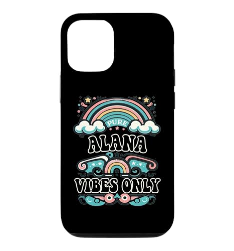 ALANA Vibes Only Cute Retro Girls ALANA Name �X�}�z�P�[�X iPhone 12/12 Pro �p