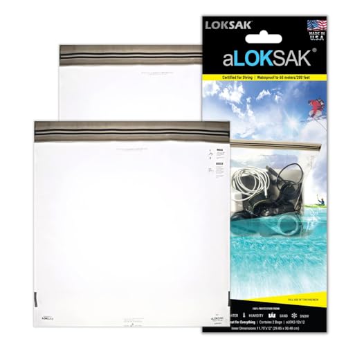 LOKSAK - aLOKSAK Bolsas Secas Impermeables para Celular - Bolsa Hermética Submarina Compatible con Pantalla Táctil - Certificada para Buceo