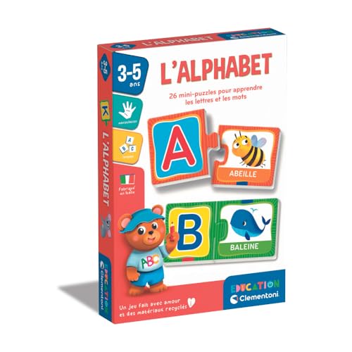 Puzzle éducatif Clementoni pour aider son enfant à apprendre l'alphabet sans stress