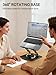 tounee Laptop Stand for Desk, Adjustable Computer Stand Holder with 360° Rotating Base, Ergonomic Laptop Riser Compatible with MacBook Pro Air, All Laptops 10-16