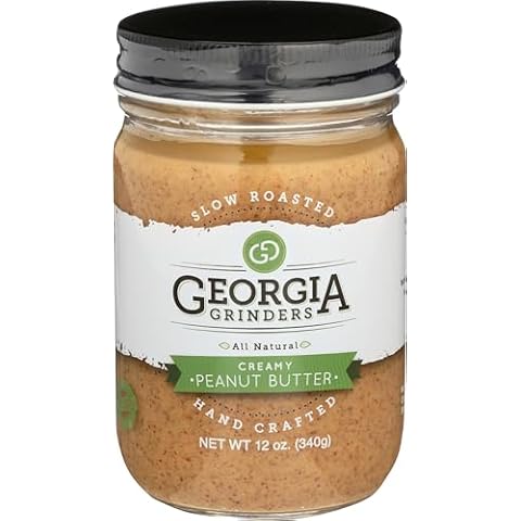 Georgia Grinders, Creamy Peanut Butter, 12 oz Cover