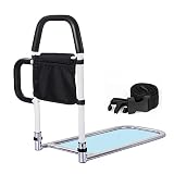 LEACHOI Bed Rails for Elderly Adults - Bed Assist Rail with Dual Nonslip Handles & Fall Prevention G