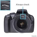 77mm Camera Lens Hood - Rubber - Set of 2 - Collapsible in 3 Steps - Sun Shade/Shield - Reduces Lens Flare and Glare - Blocks Excess Sunlight for Enhanced Photography and Video Footage