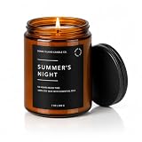 SENSE ISLAND Summer's Night Scented Candles for Men&Women | 100% Natural Soy Candle...