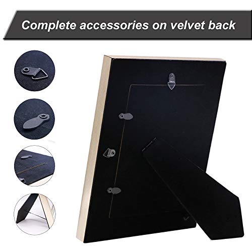 Meetart 5X7 3 Pack Mirror Photo Frames Sets For Wall Pictures Decor Or Table Stand #TOP3