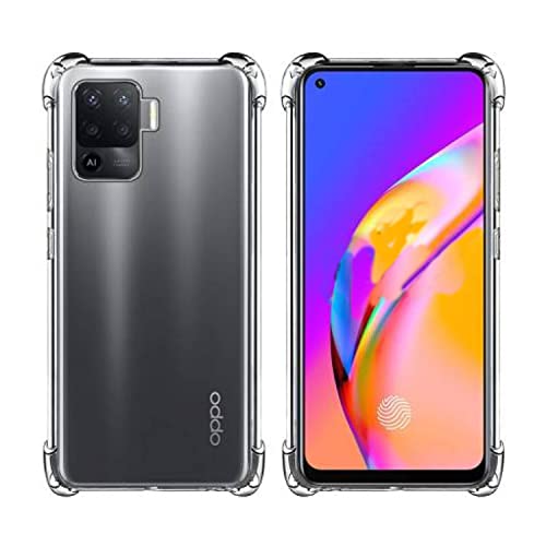 Image of Case Creation Brand - Mobile Cover for Oppo F19 Pro+ (Soft & Flexible Back Case), Transparent